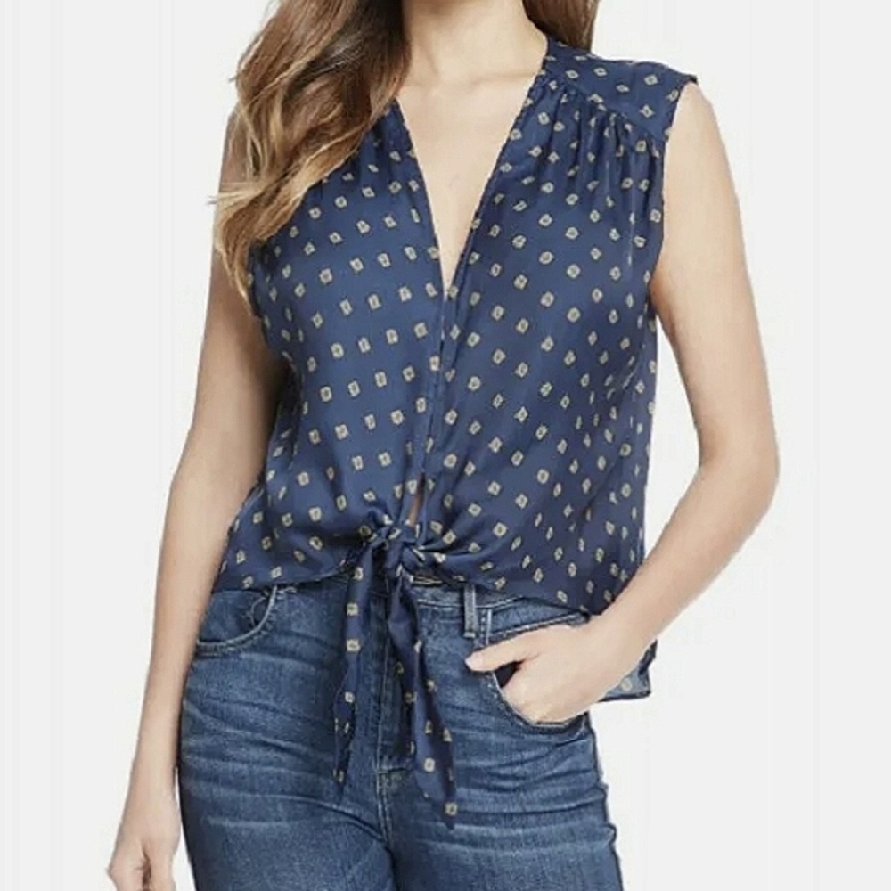 1177-5 * Free People Starry Dreams Sleeveless Blouse Size M